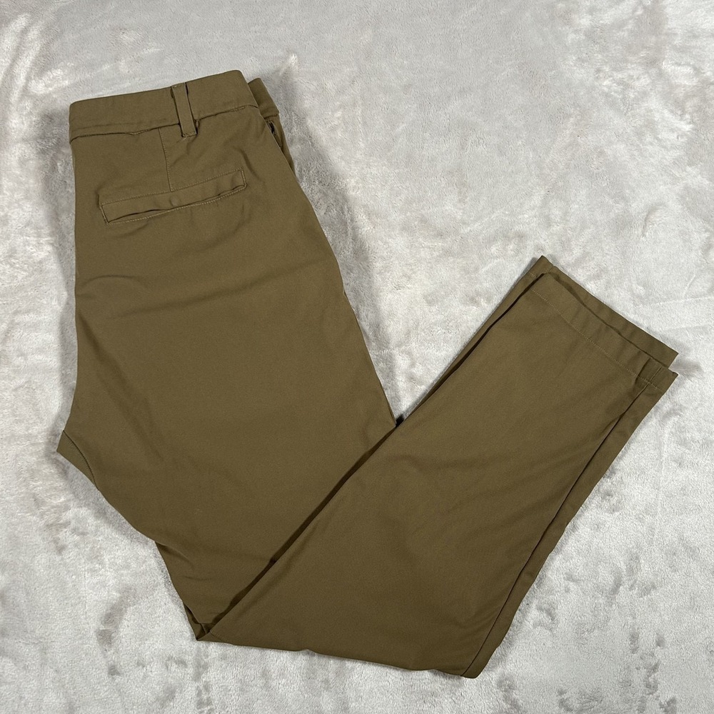 Lululemon ABC Pants Mens 32 Beige Commission Ripstop Oxford Warpstreme Stretch - Picture 2 of 16